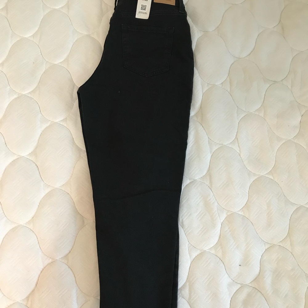 Signature by Levi Strauss Black Straight Leg Jeans